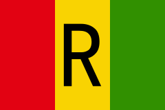 Rwandese vlag vanaf de Onafhankelijkheid tot 2001